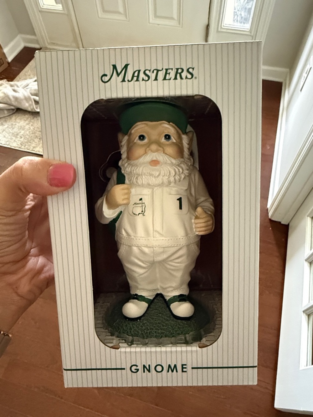 Masters mini White and Green Golf Gnome Figurine- 2026
